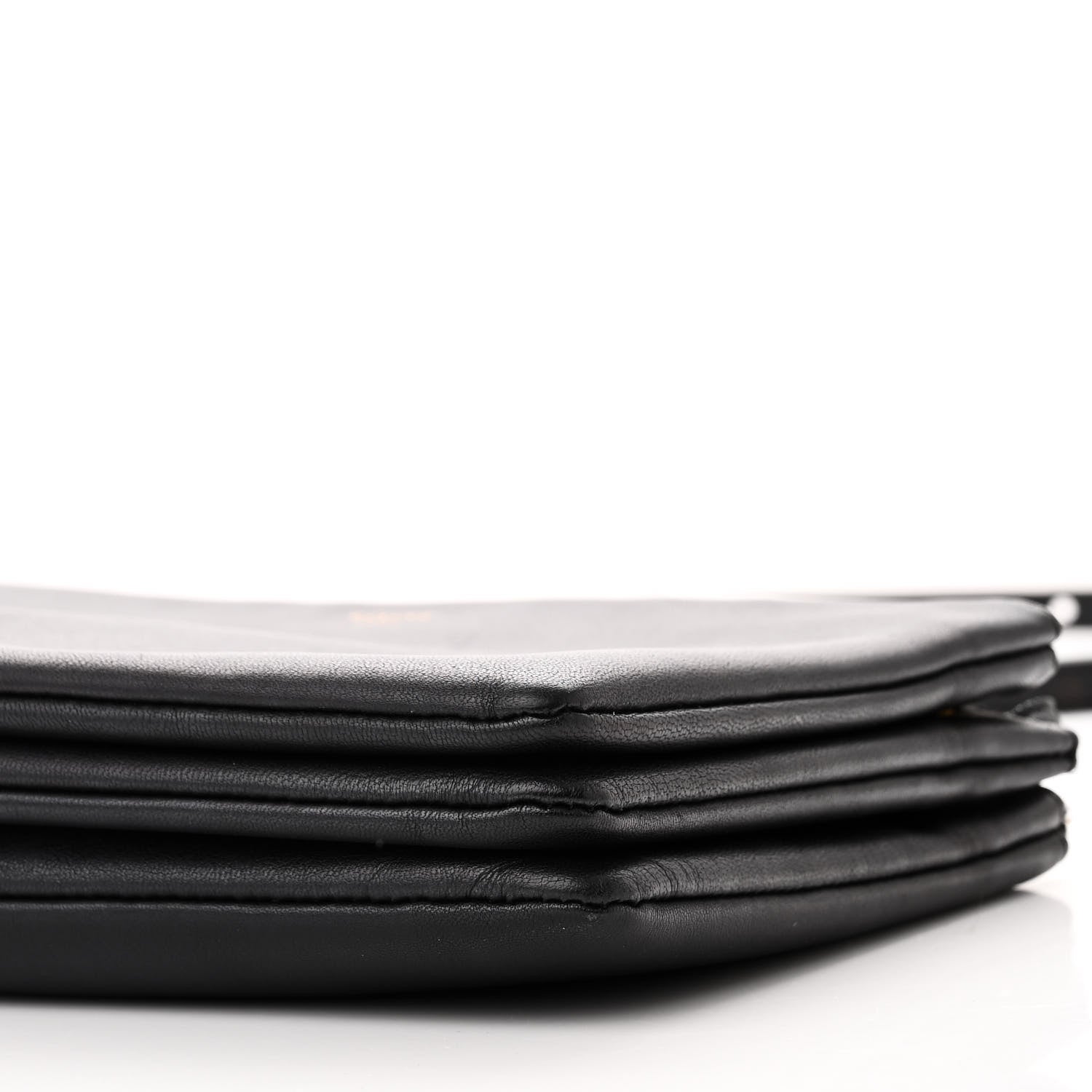 Celine Lambskin Small Trio Crossbody Bag Black 11 of 11