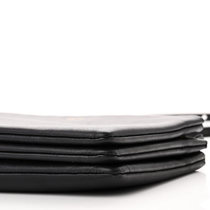 Celine Lambskin Small Trio Crossbody Bag Black 11 of 11