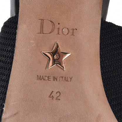 Christian Dior Technical Canvas Ribbon J Adior Slingback 65mm Pumps 42 Black 9 of 15