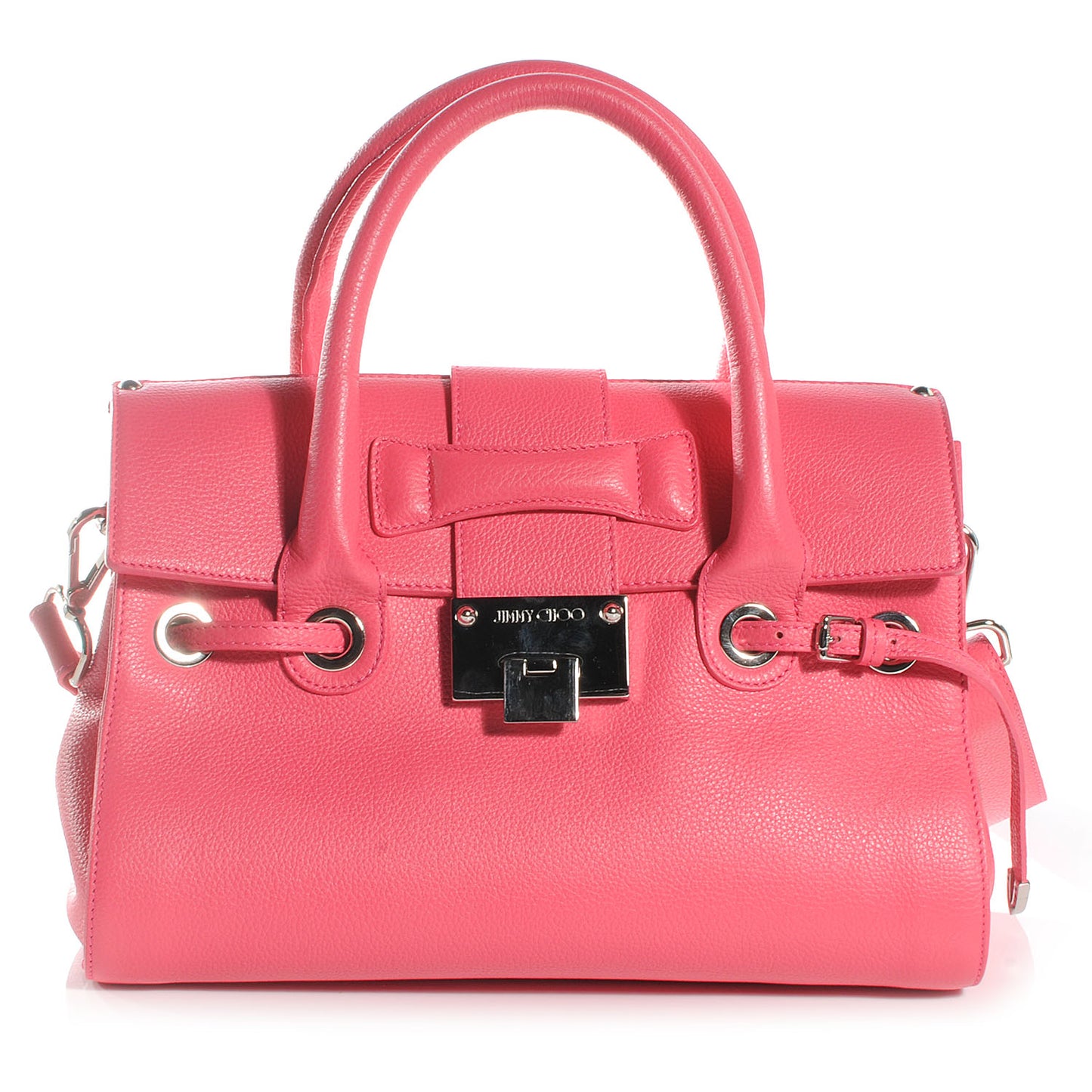 Leather Small Rosalie Satchel Geranium