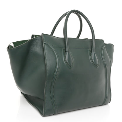 Celine Smooth Calfskin Medium Phantom Luggage Bottle Green Bottle Green 3 of 10
