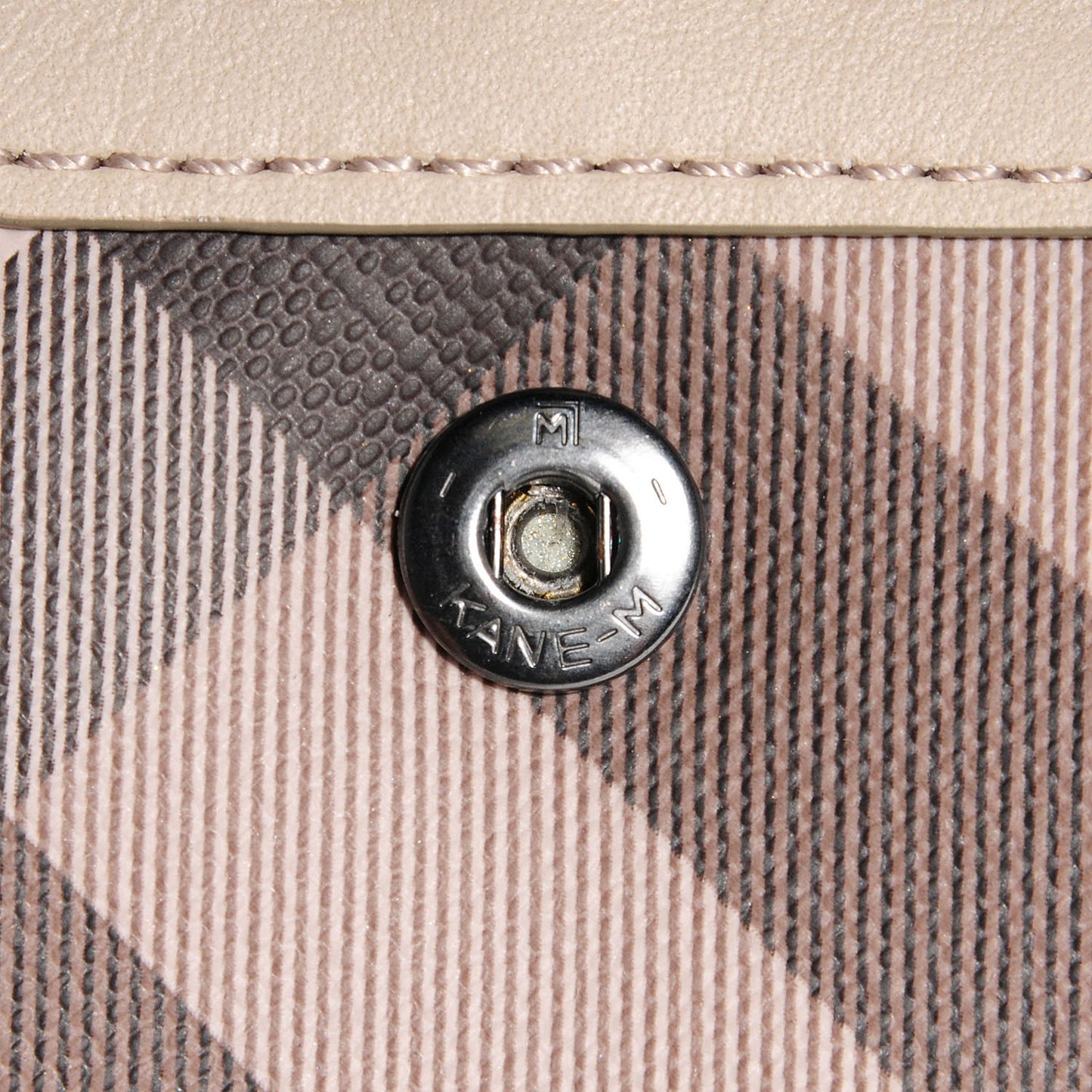 Smoked Check Continental Wallet