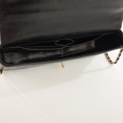 Chanel Lambskin East West Chocolate Bar Flap Black 5 of 9