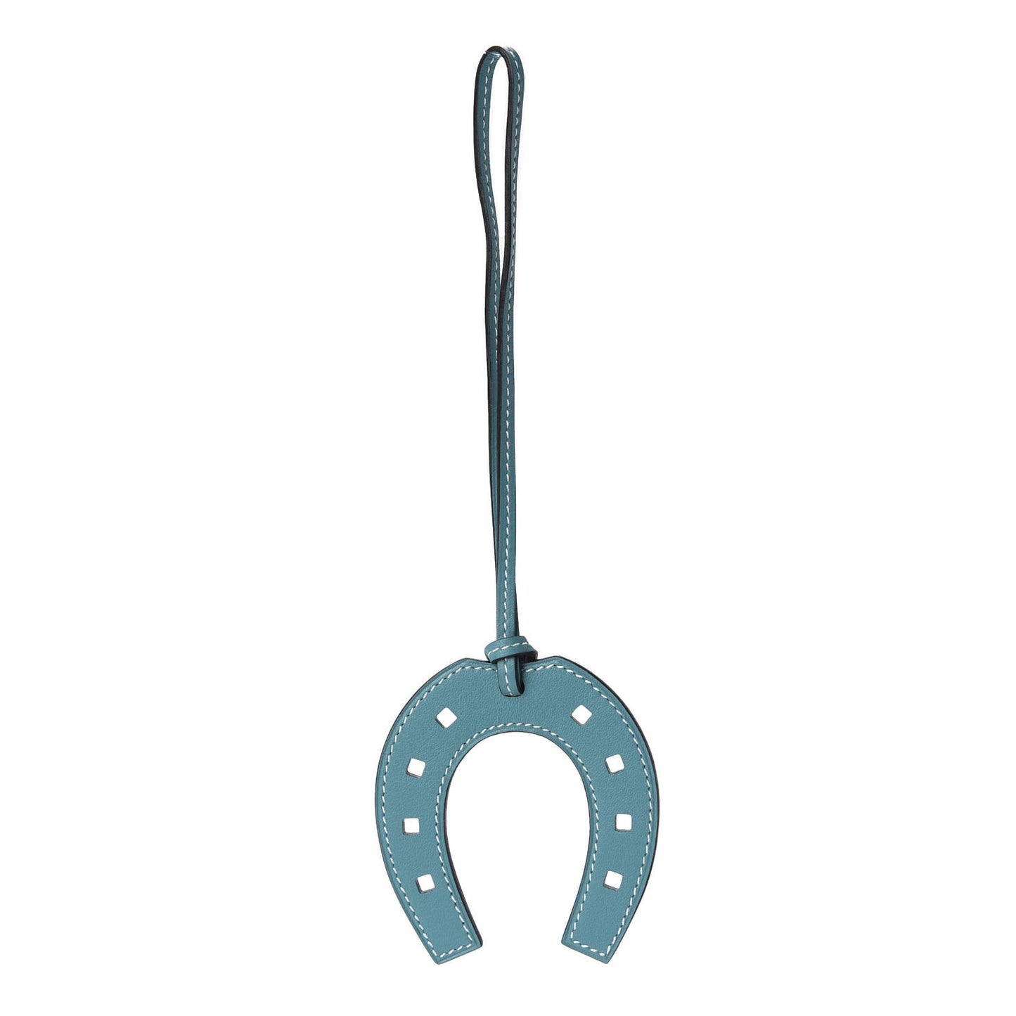 Swift Paddock Horseshoe Bag Charm Blue Jean