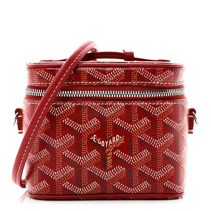Goyard Goyardine Muse Nano Vanity Case Red 1 of 6