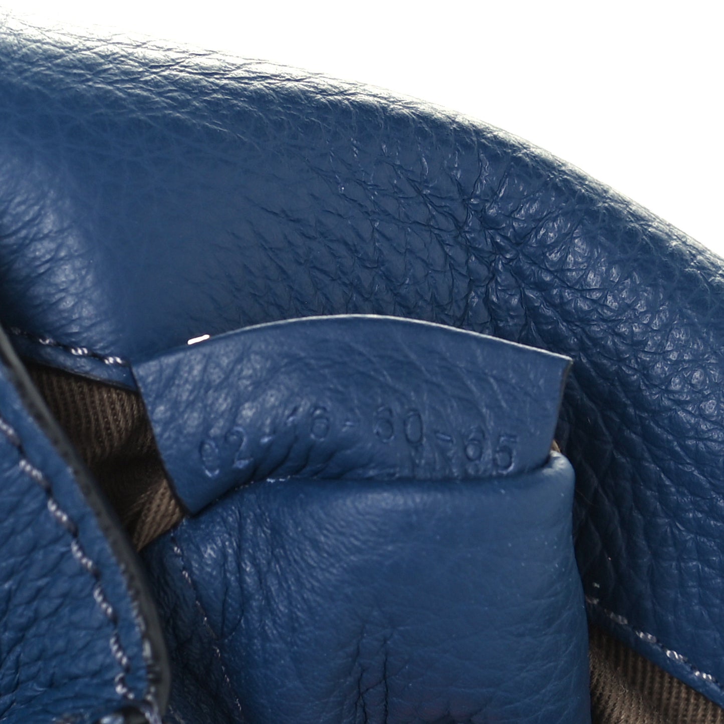 Calfskin Mini Marcie Round Crossbody Bag Royal Navy