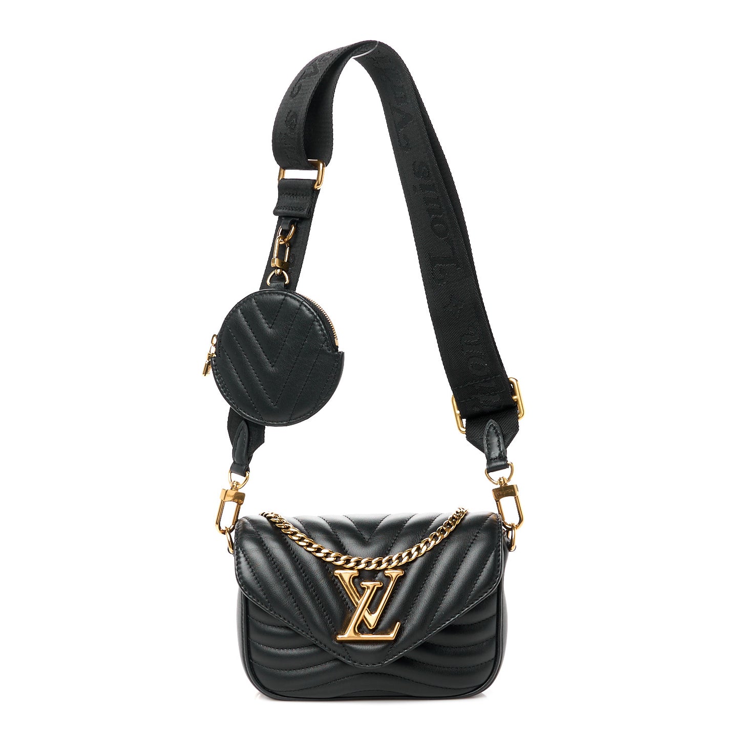 Calfskin New Wave Multi Pochette Black