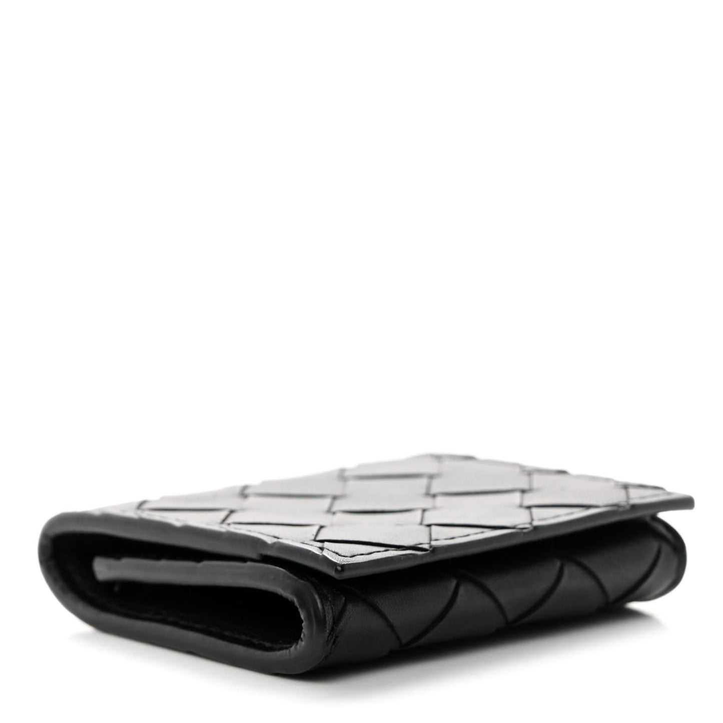 Nappa Intrecciato Coin Purse Midnight Blue