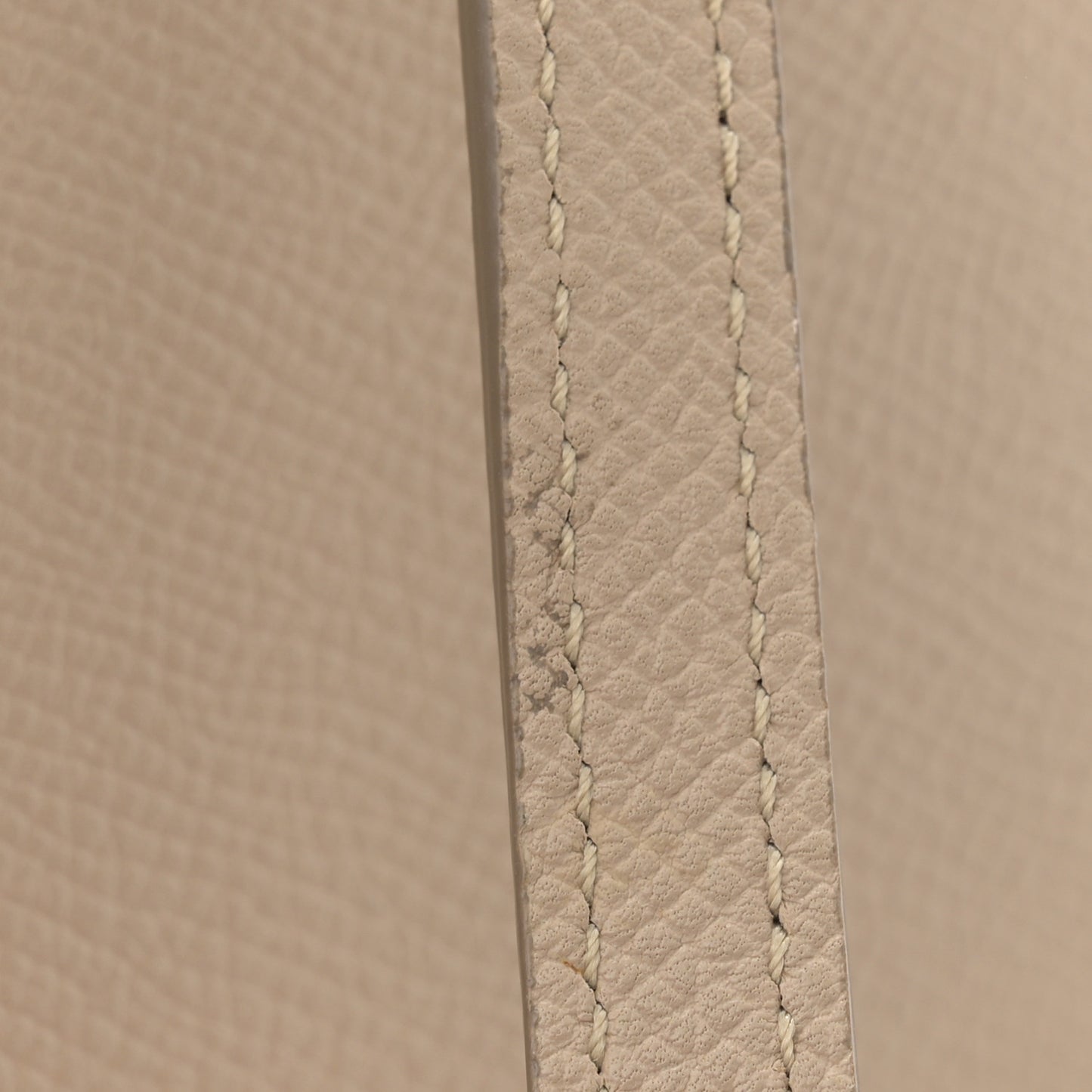 Grained Calfskin Nano Belt Bag Light Taupe