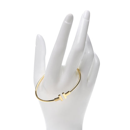 Tiffany 18K Yellow Gold T Wire Bracelet 2 of 4