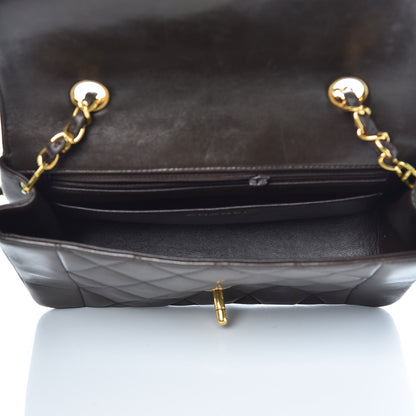 Chanel Lambskin Quilted Small Single Flap Brown 5 of 15