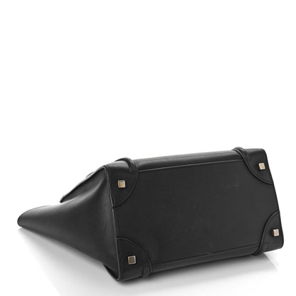 Celine Smooth Calfskin Mini Luggage Black 4 of 13