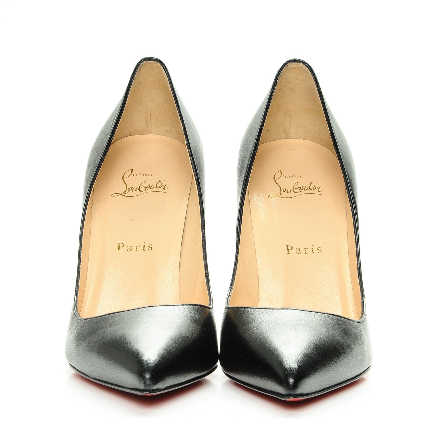 Christian Louboutin Kid Pigalle 100 Pumps 39 Black 2 of 7