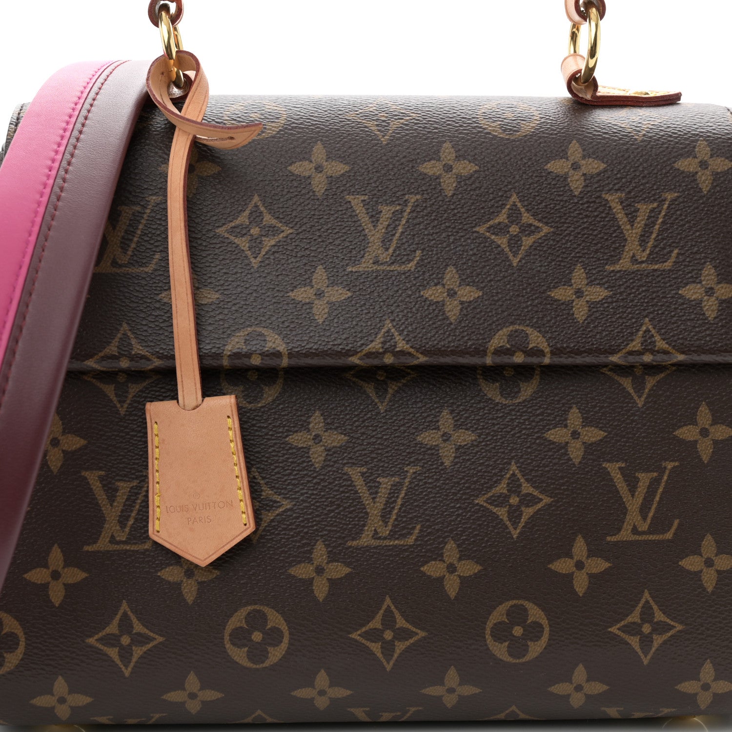 Louis Vuitton Monogram Cluny BB Bordeaux Fuchsia 7 of 11