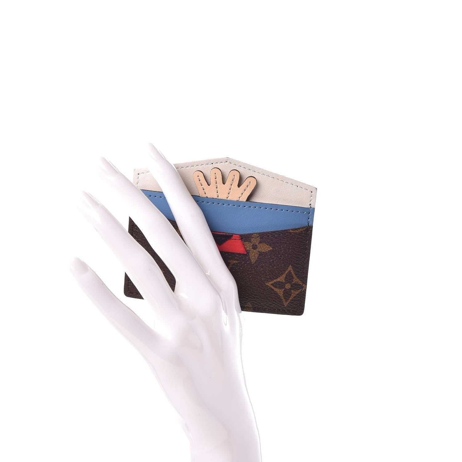 Louis Vuitton Monogram Tribal Mask Card Holder 2 of 7