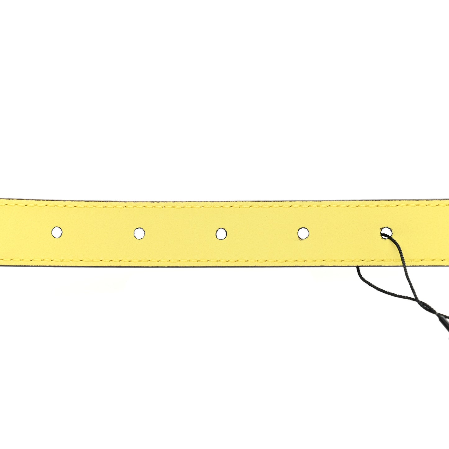 Moon Calfskin Palladium Double G 20mm Belt 80 32 Banana