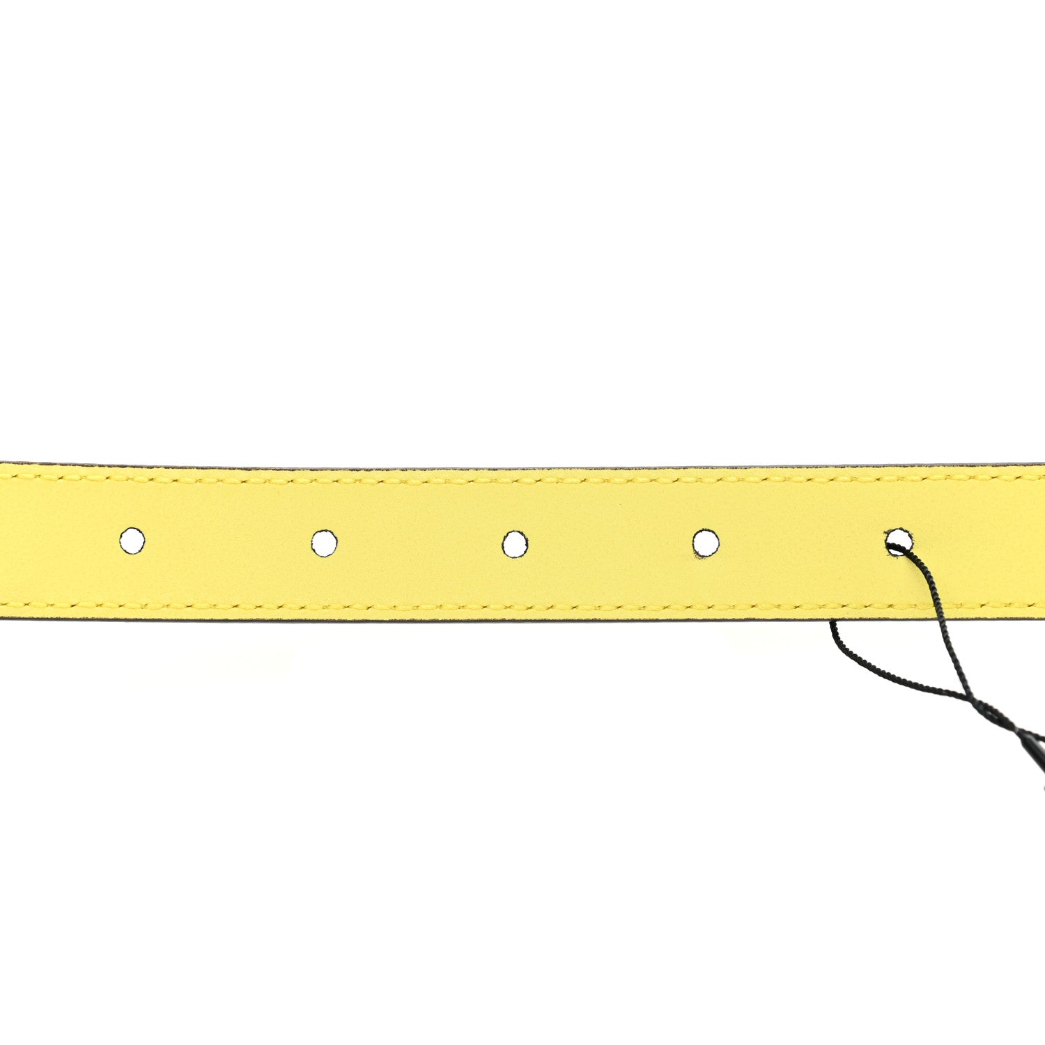 Gucci Moon Calfskin Palladium Double G 20mm Belt 80 32 Banana 3 of 5