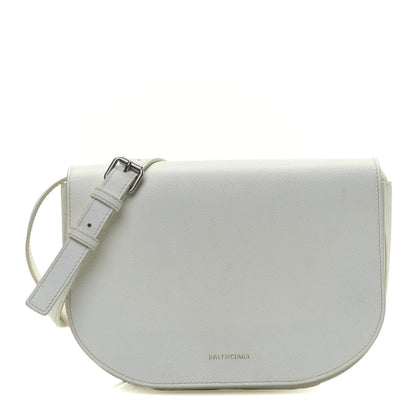 Balenciaga Signature Grained Calfskin Logo S Ville Day Bag White 1 of 13