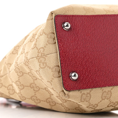 Gucci Monogram Small Eclipse Tote Red 9 of 10