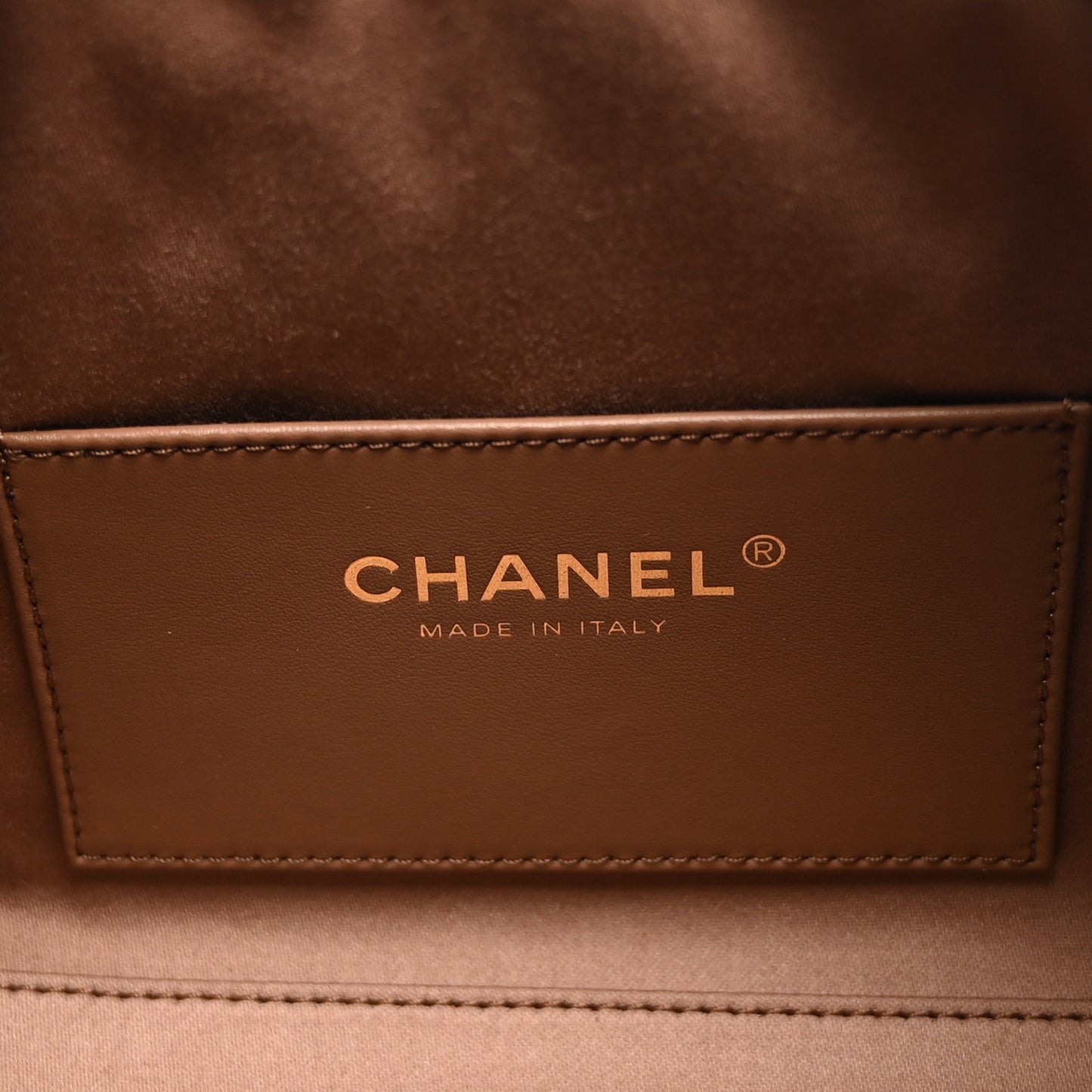 Caviar Quilted Mini Chanel 25 Handbag Brown
