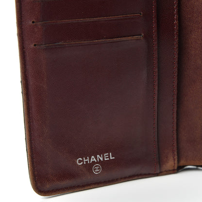 Chanel Lambskin Quilted Yen Wallet Black 6 of 6