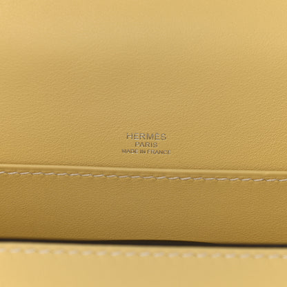Hermes Toile Swift Sac Roulis 23 Jaune Poussin 6 of 9