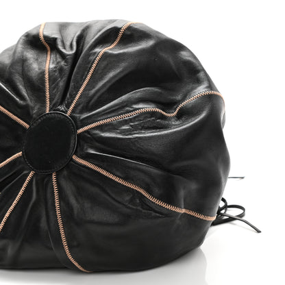 Chanel Lambskin Satin Reversible Sac Cordon Black 8 of 9