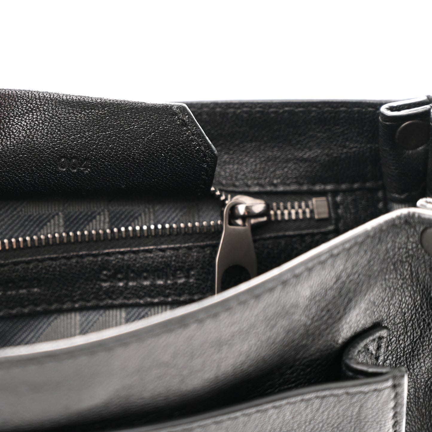 Lambskin PS1 Pouch Messenger Black