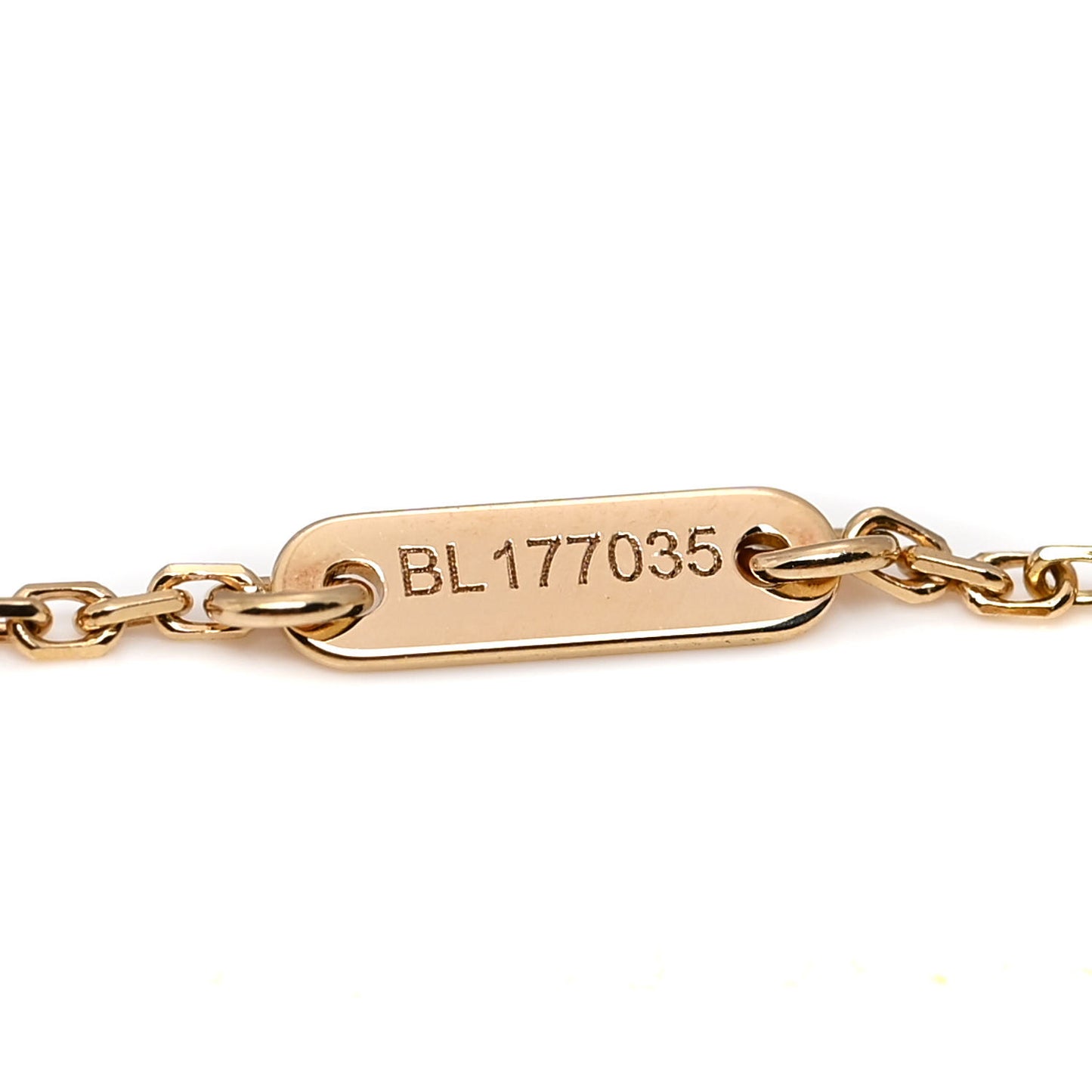 18K Yellow Gold Mother of Pearl Sweet Alhambra Bracelet