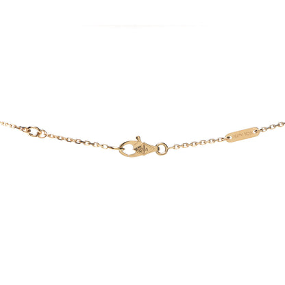 Van Cleef & Arpels 18K Yellow Gold Mother of Pearl Sweet Alhambra Pendant Necklace 4 of 8