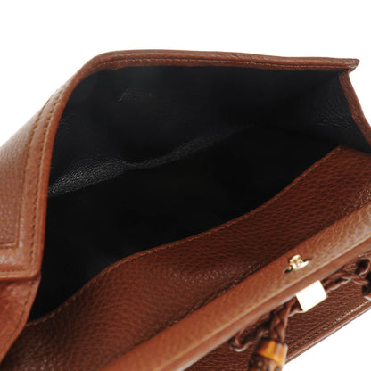 Gucci Cellarius Calfskin Bella Continental Wallet Cuir 7 of 8