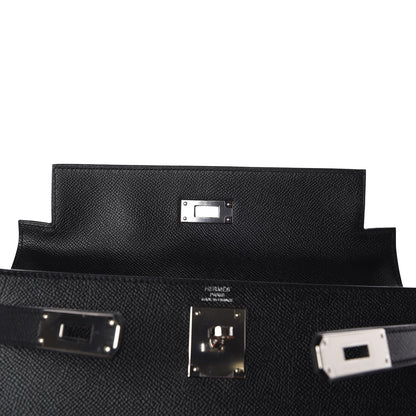 Hermes Epsom Kelly Sellier 28 Black 15 of 35
