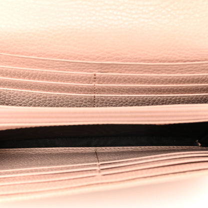 Gucci Dollar Calfskin GG Marmont Continental Wallet Perfect Pink 5 of 9