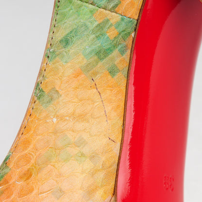 Christian Louboutin Python Pixel Troca 140 Pumps 39 Multicolor 7 of 7