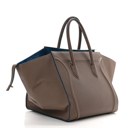 Celine Baby Grained Calfskin Medium Phantom Luggage Taupe 3 of 16
