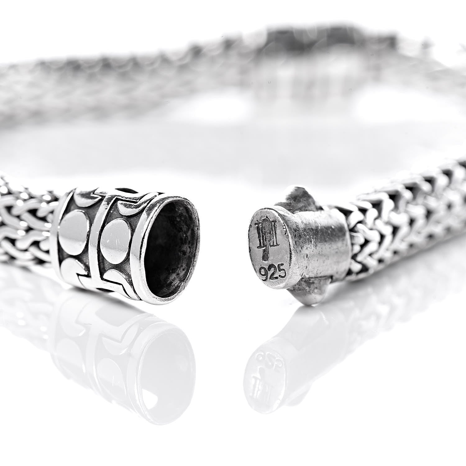John Hardy Sterling Silver 6mm Four Station Classic Chain Dot Bracelet 4 of 4