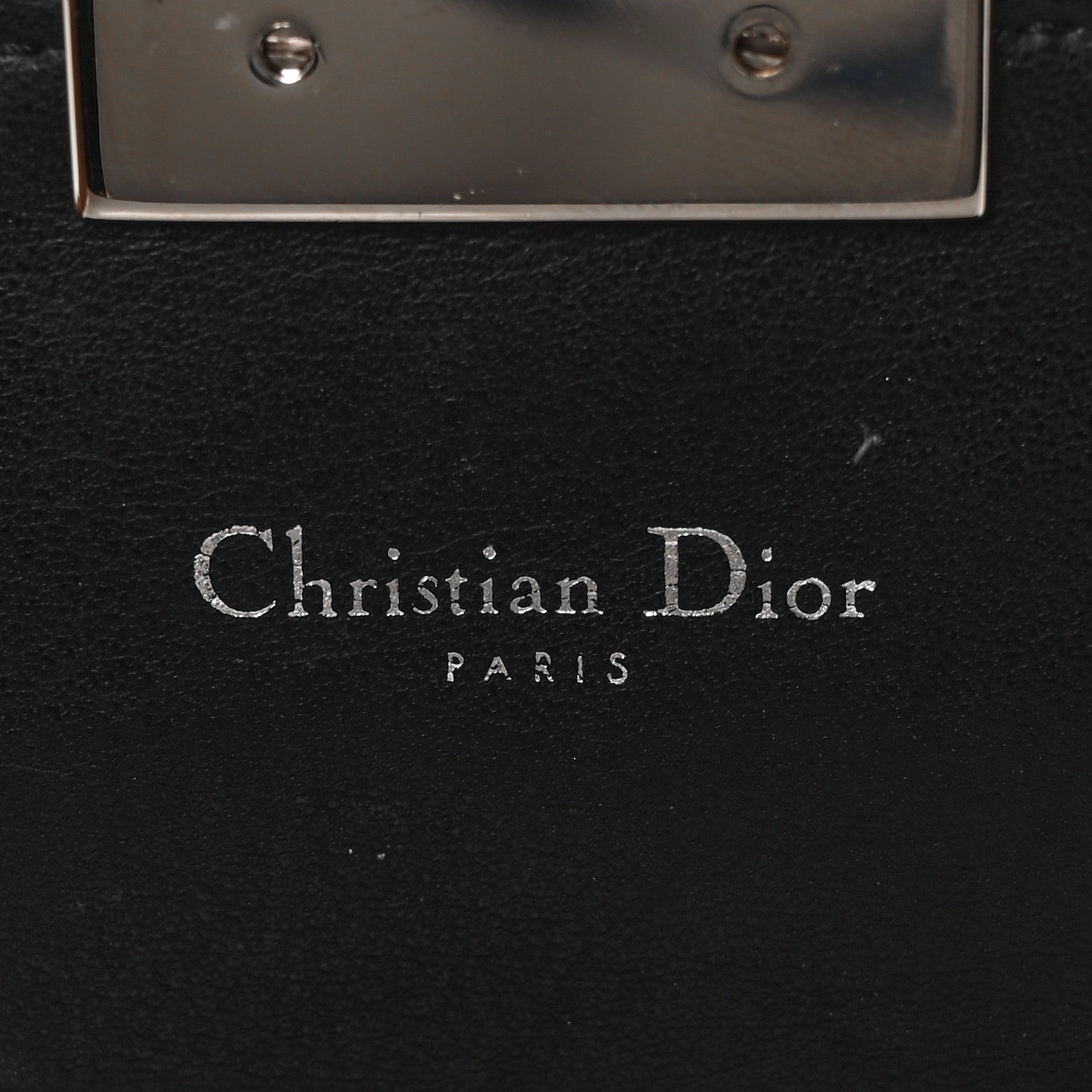Christian Dior Patent Cannage Miss Dior Promenade Pouch Black 5 of 9