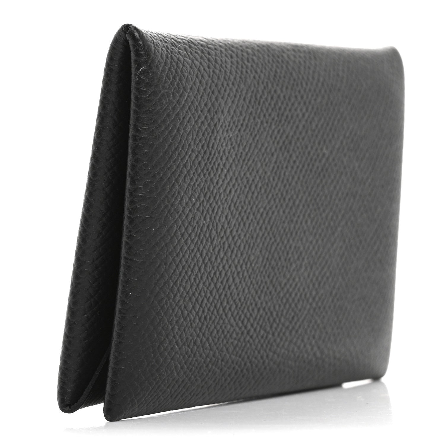 Hermes Epsom Calvi Card Case Black 3 of 10