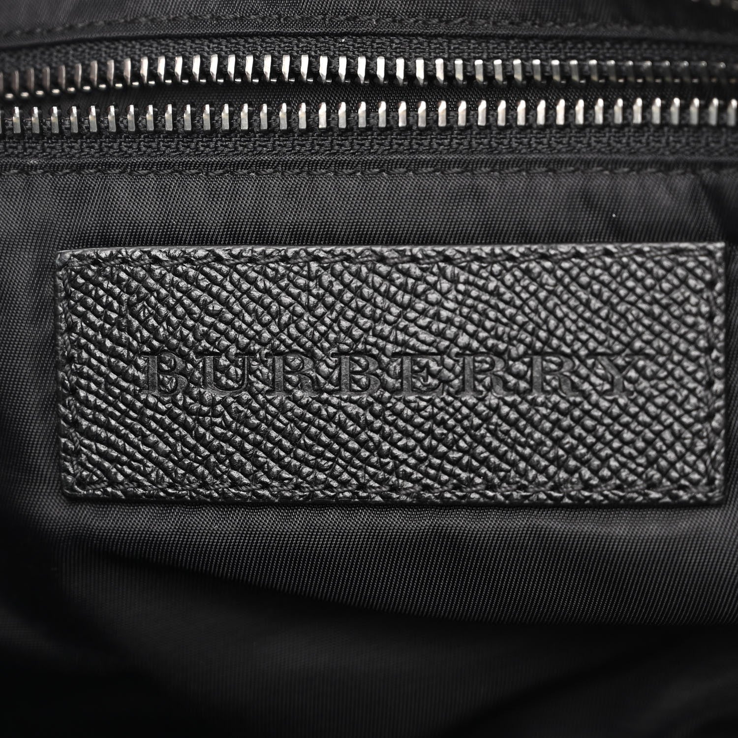 Burberry Nylon Jacquard Beat Check Sundorine Messenger Bag Black 5 of 10