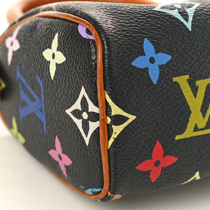 Louis Vuitton Monogram Multicolor Mini Sac HL Speedy Black 7 of 10