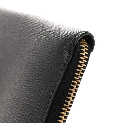 Fendi Vitello Elite Monster Eyes Studded Zip Around Pouch Black 10 of 11