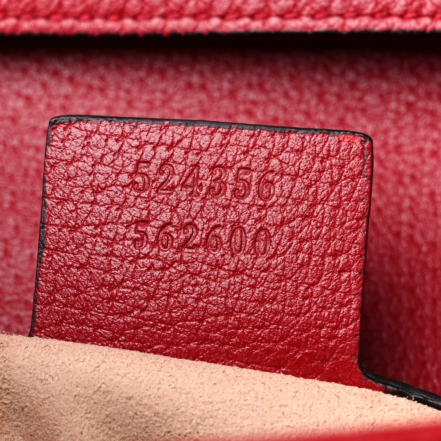 Gucci GG Supreme Monogram Medium Queen Margaret Shoulder Bag Red 7 of 11