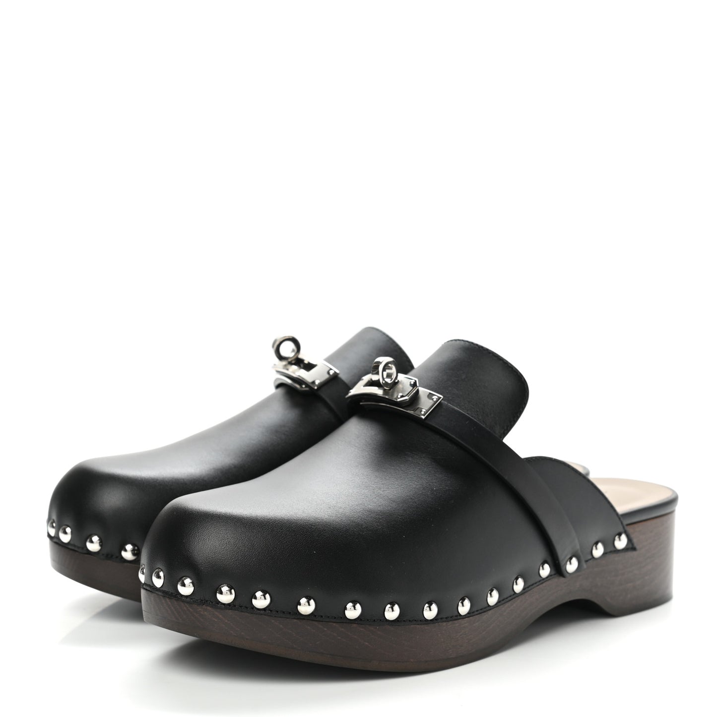 Calfskin Carlotta Mules 37 Black