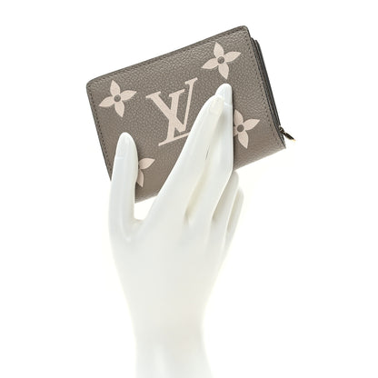 Louis Vuitton Empreinte Monogram Giant Clea Wallet Tourterelle Creme 2 of 7