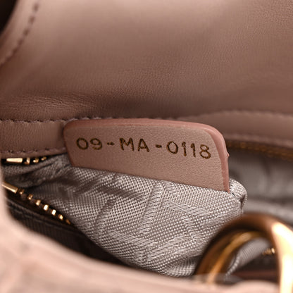 Christian Dior Lambskin Cannage Small Lucky Badges My Lady Dior Taupe 7 of 11