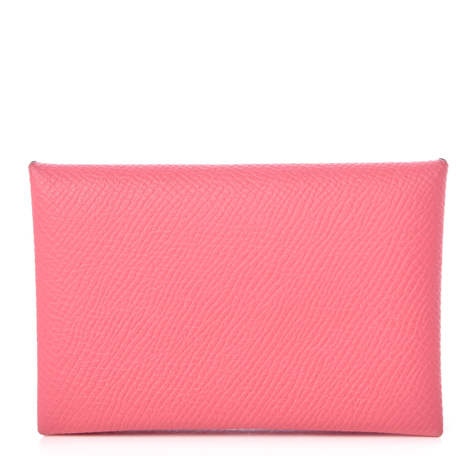 Hermes Epsom Calvi Card Case Rose Azalee 1 of 7