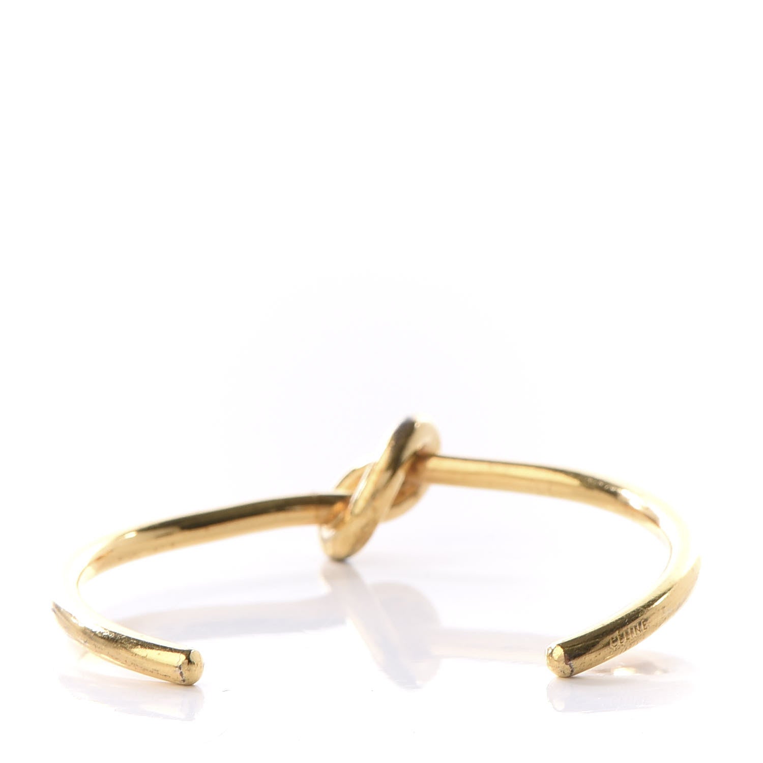 Celine Extra Thin Knot Bracelet S Gold 2 of 4