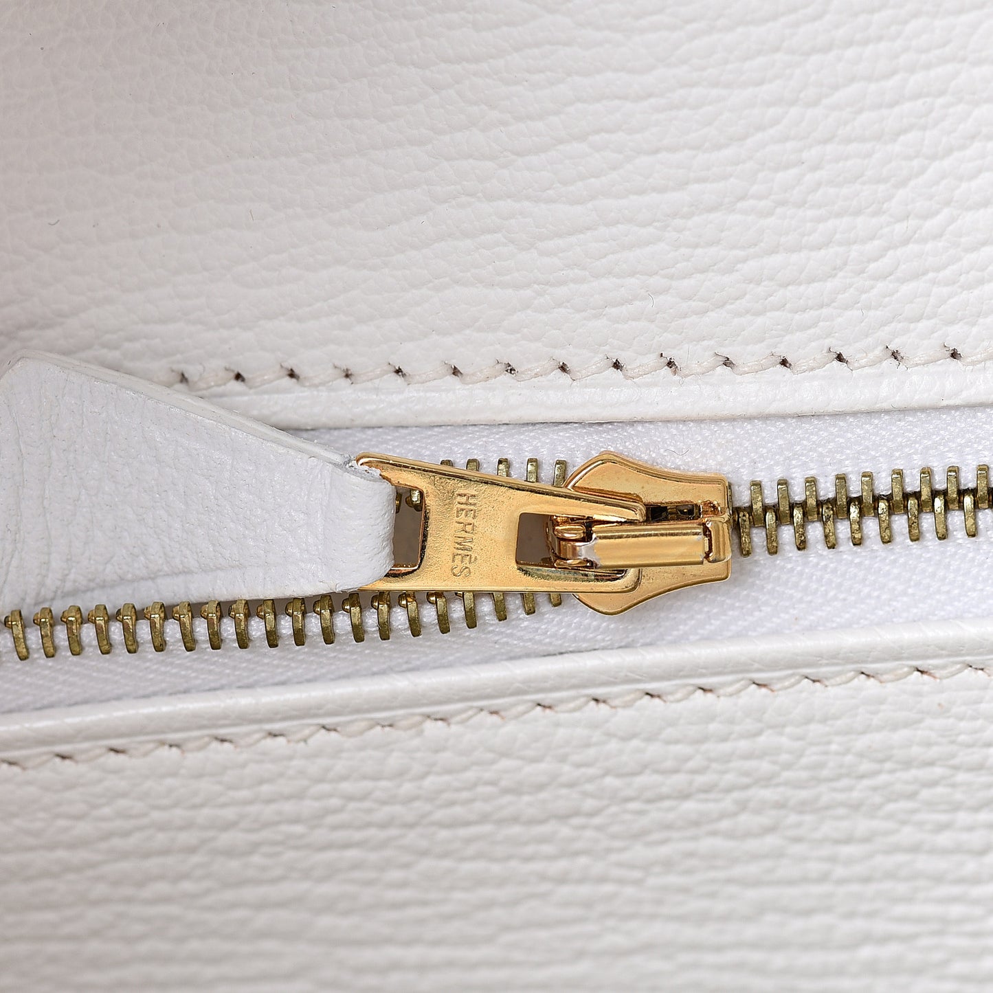 Epsom Birkin 35 White White