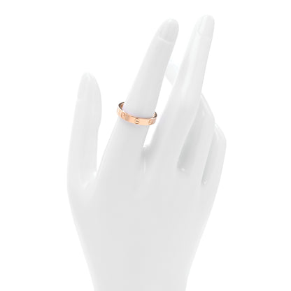 Cartier 18K Pink Gold 3.5mm LOVE Wedding Band Ring 55 7.25 2 of 4