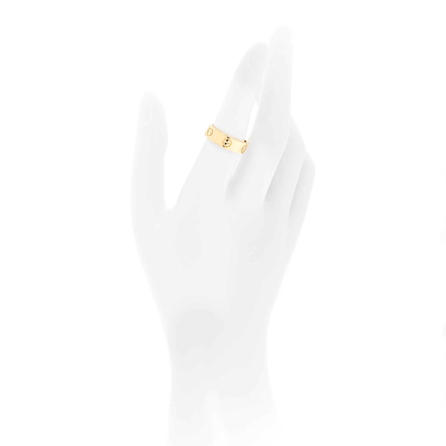 Cartier 18K Yellow Gold 5.5mm LOVE Ring 54 7 2 of 5